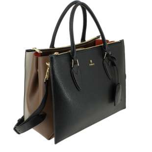 Furla Magnolia M Nero/Praline/Perla e WB00662 BX1218 1007 1612S 2