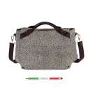 Borbonese Borsa a Mano Medium in Jet OP Naturale/Marrone 934416X96W45