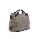 Borbonese Borsa a Mano Medium in Jet OP Naturale/Marrone 934416X96W45
