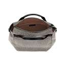 Borbonese Borsa a Mano Medium in Jet OP Naturale/Marrone 934416X96W45