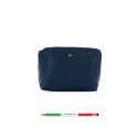 Borbonese Medium Beauty Case made of Recycled Nylon Blue 932029I15891