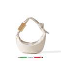 Borbonese Hobo Bag Domino Mini Chantilly Cream 924027F29Z61