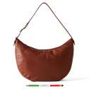 Borbonese Luna Bag Medium 011 Cuoio 924099AR7A66