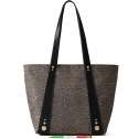 Borbonese Shopping Medium Road OP Naturale/Nero 924888AH1X11