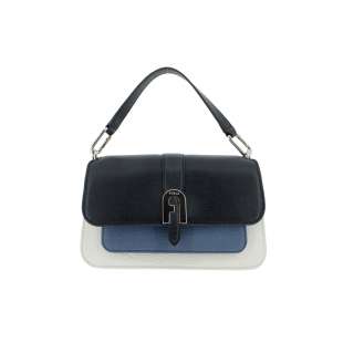 Furla Sofia Grainy S Nero/Blu Denim/Talco h WB00094 HSF000 1003 0606S