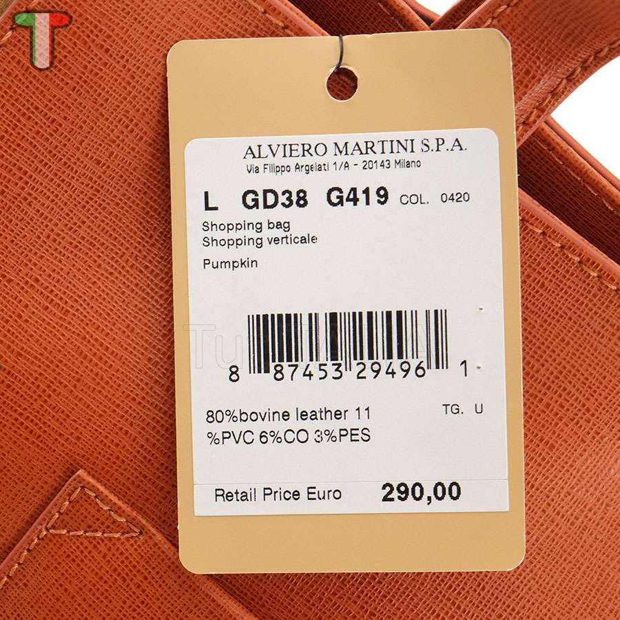 Alviero Martini 1 Classe Geo Pumpkin LGD38 G419 0420