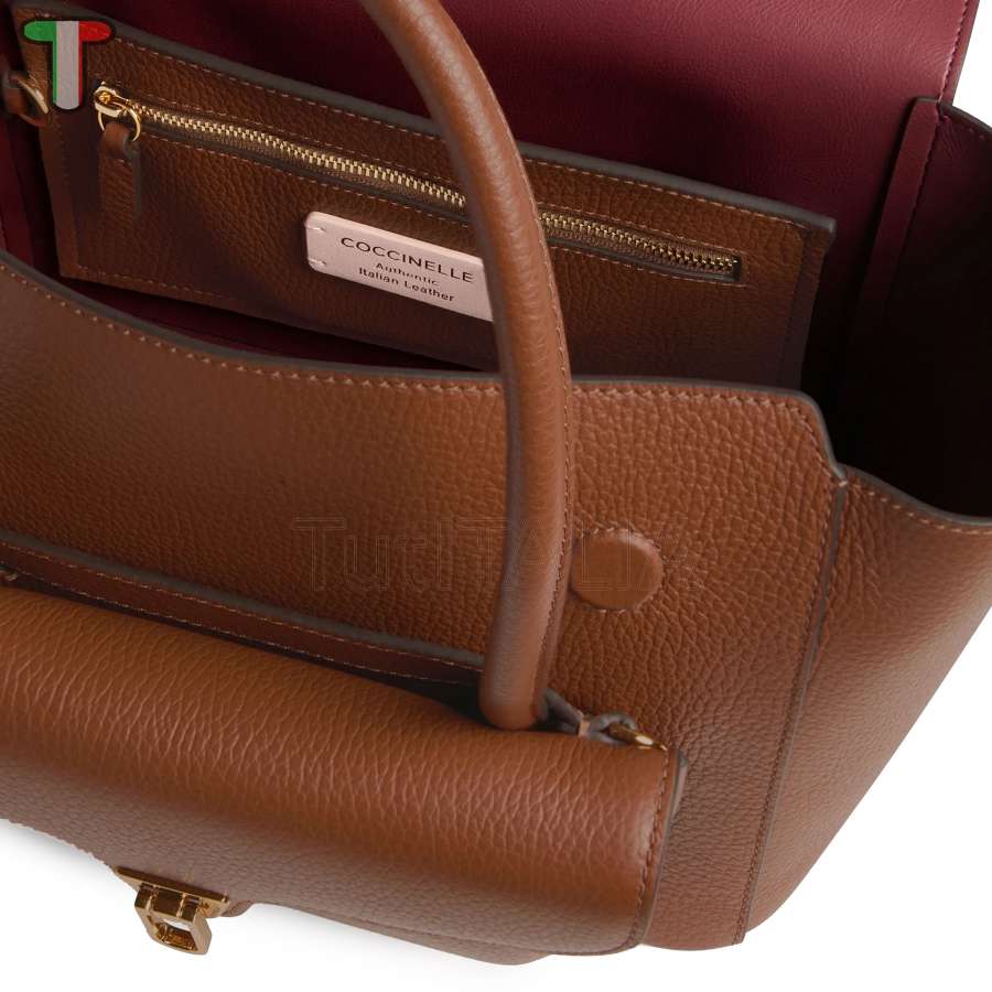 Coccinelle Double Beat Medium Cognac E1T8A180201W11