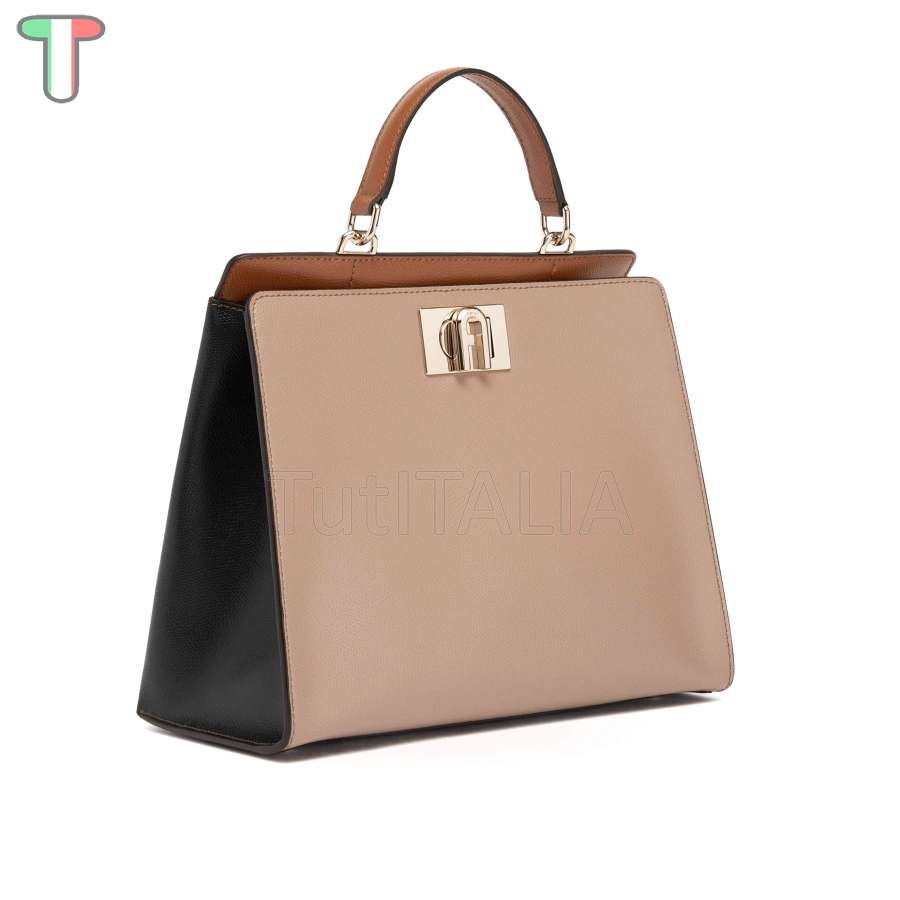 Furla 1927 M Greige/Nero/Cognac h WB00654 ACO000 1007 1577S