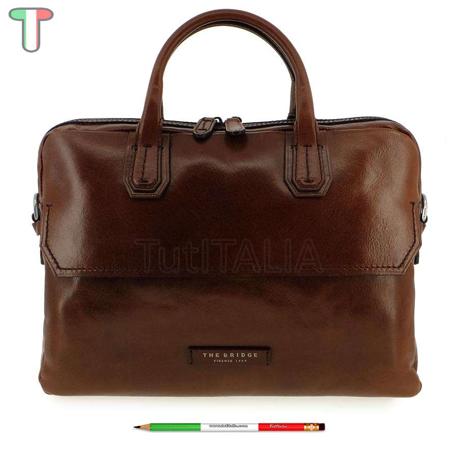 The Bridge Briefcase Williamsburg 06141701 Cuoio/Rutenio