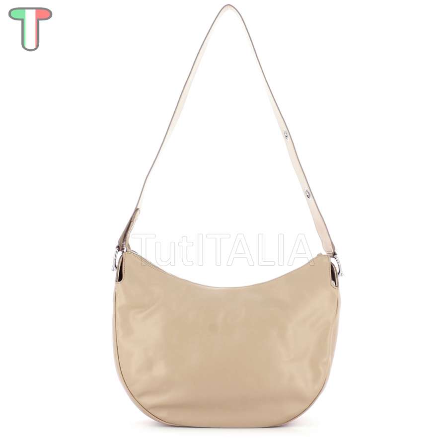 Borbonese Luna Bag Medium Beige/OP Naturale 954538G61U94