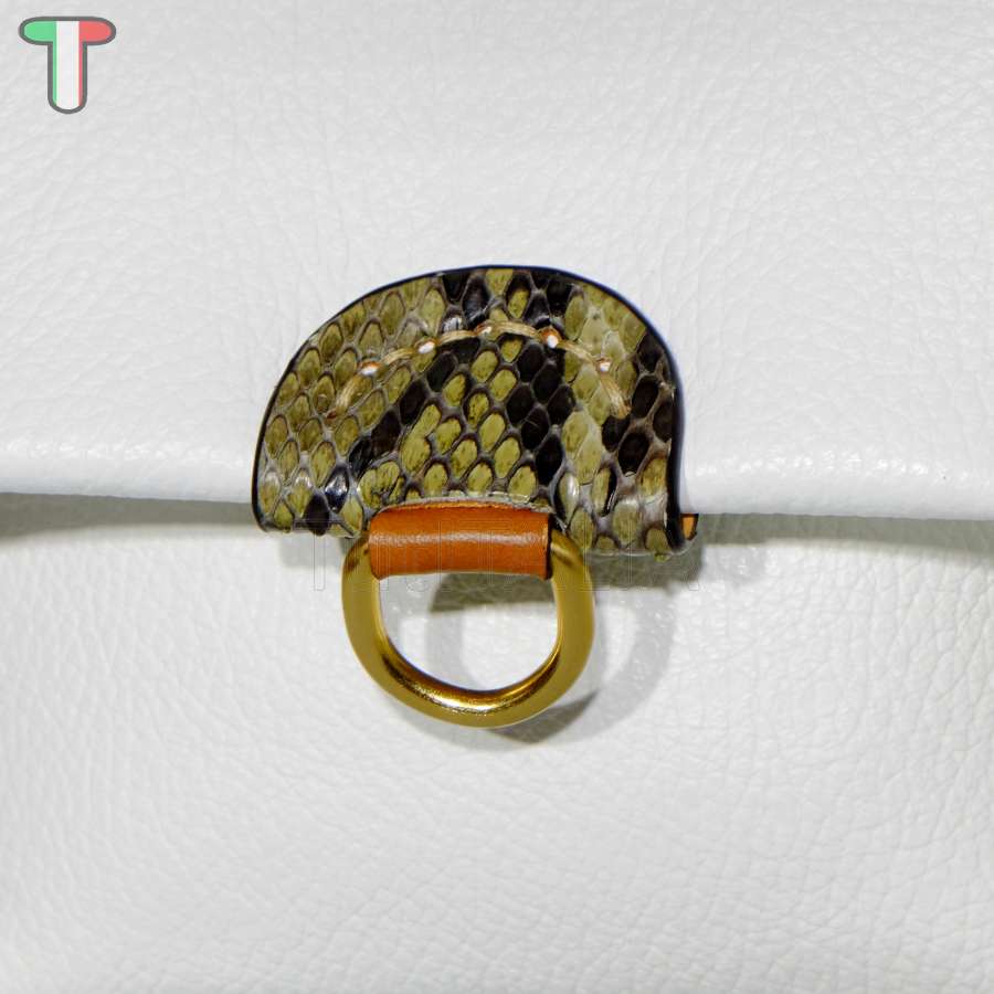 Sem Vaccaro Alce Pitone Bianco Perla 2708