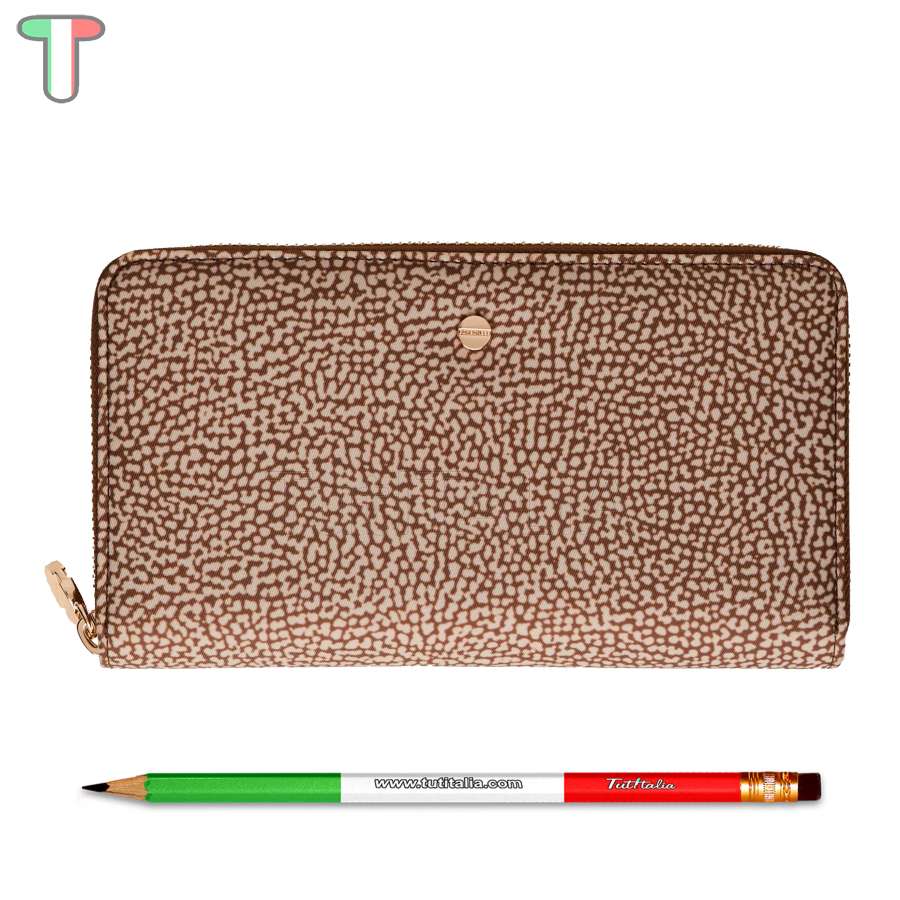 Borbonese Portafoglio Classica Large Beige/Marrone 930155I15994