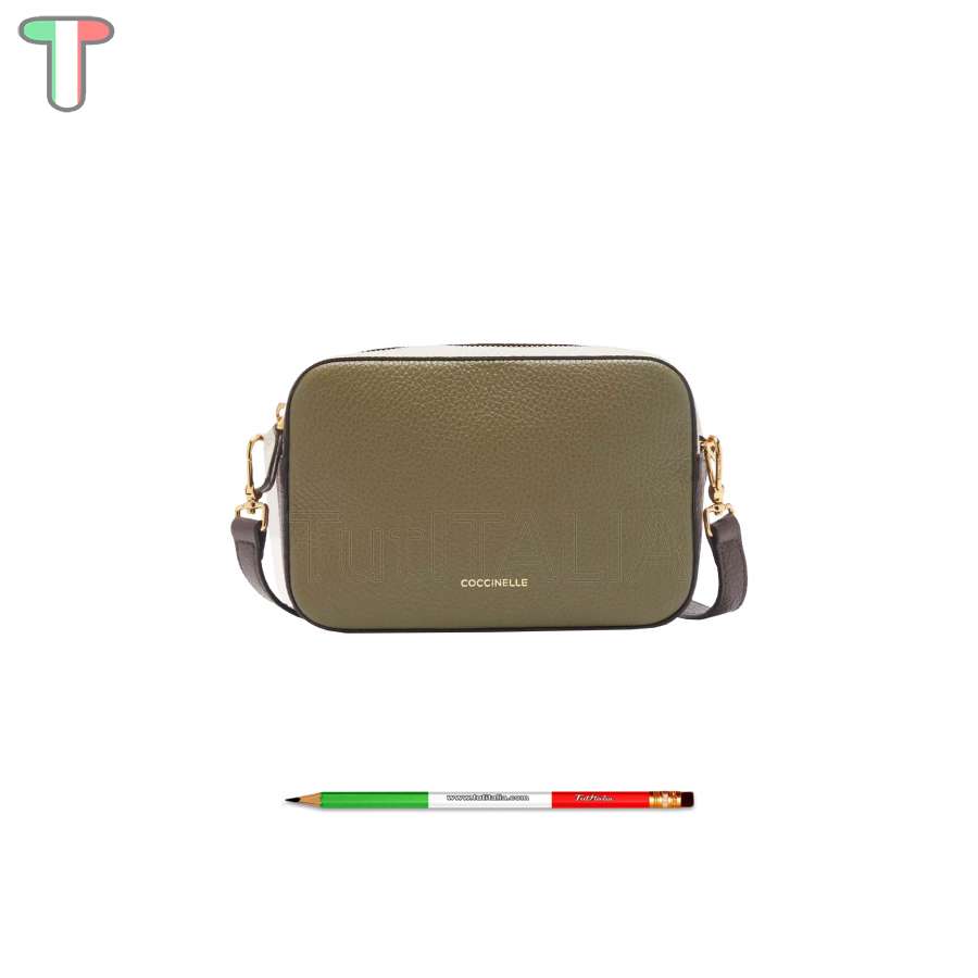 Coccinelle Tebe Tricolor Laurel Green/Lamb/Fondant/Brown E5RWF55I101723